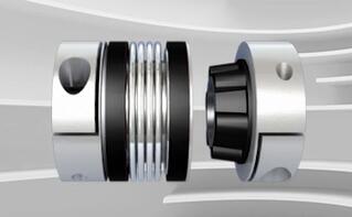 BK5金属波纹管联轴器带夹紧套环和锥形塞段