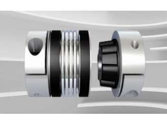 BK5金属波纹管联轴器带夹紧套环和锥形塞段