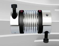 MK2微型波纹管联轴器带夹紧套环